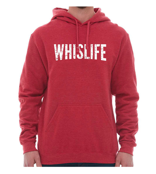 Unisex Hoodie- 10" Distressed Logo