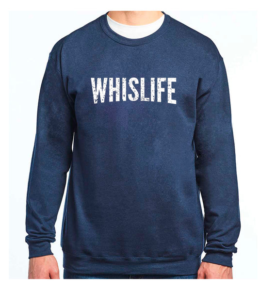 Unisex Crewneck Sweatshirt - Distressed Logo