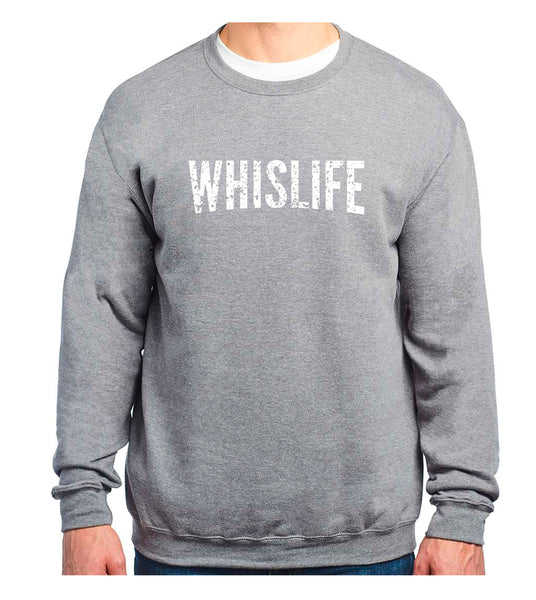 Unisex Crewneck Sweatshirt - Distressed Logo