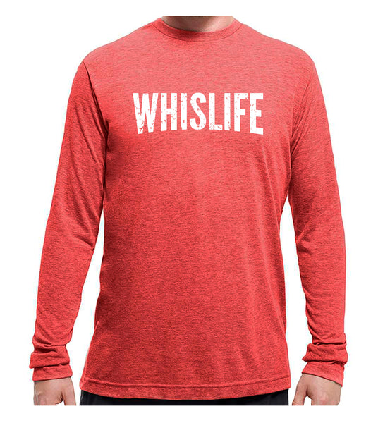 Unisex Long Sleeve T-Shirt - 10" Distressed Logo