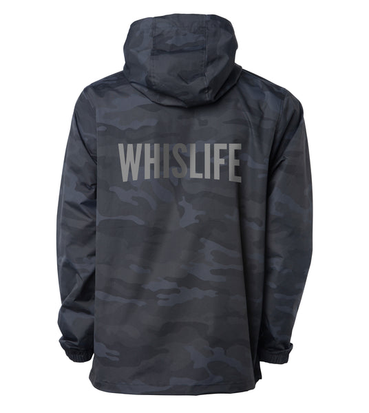 Unisex Anorak Jacket - 2" Left Chest 10" on Back Reflective Logo