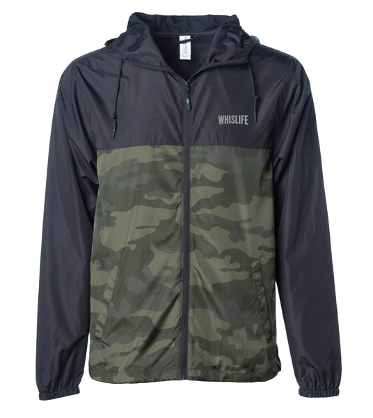 Unisex Lightweight Windbreaker Jacket - 10" Reflective Logo