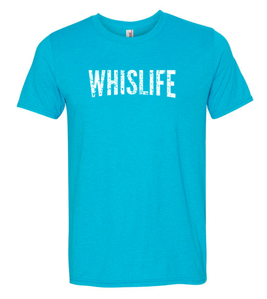 Unisex Short Sleeve Triblend T-Shirt - 10" Distressed Logo