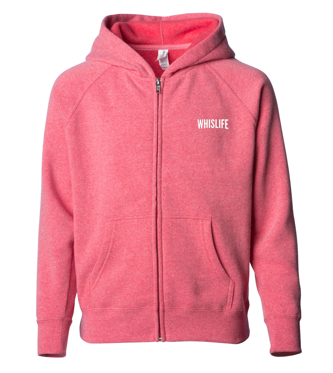 Youth Lightweight Raglan Zip Hoodie – WHISLIFE