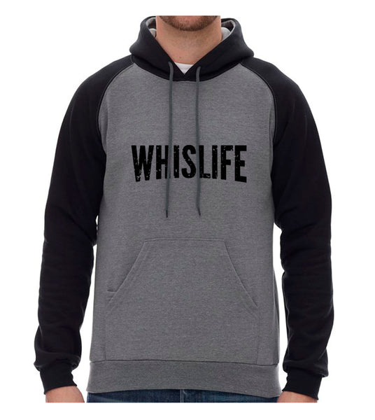 Unisex Heavyweight Hoodie - 10" Distressed Logo