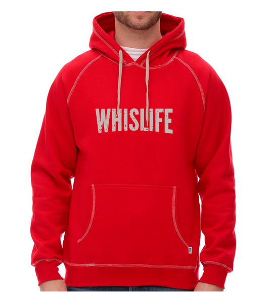 Unisex Heavyweight Hoodie - 10" Distressed Logo