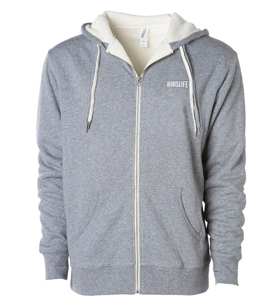 Unisex Heavyweight Sherpa Lined Zip Hoodie