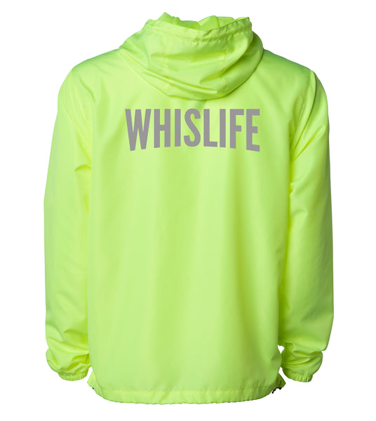 Unisex Lightweight Windbreaker Jacket - 10" Reflective Logo