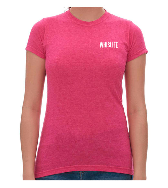 Women's Short Sleeve Fitted T-Shirt - 2" Solid Logo