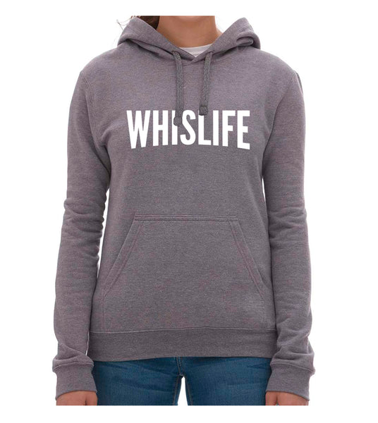 Unisex Hoodie- 10" Solid Logo - Grey's