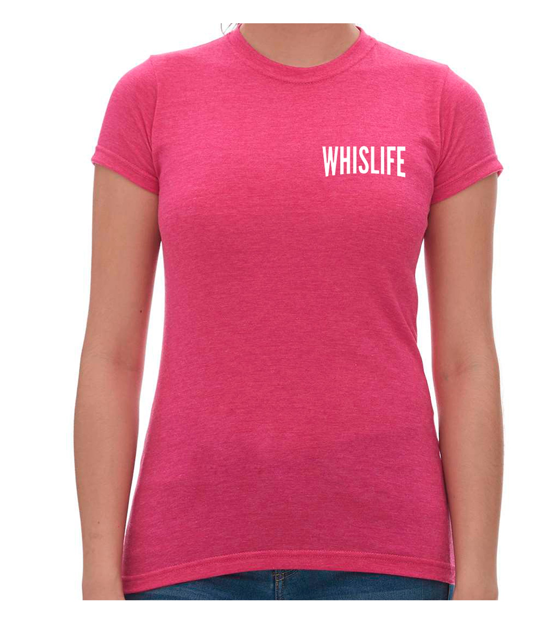 Women's Short Sleeve Fitted T-Shirt - 4" Solid Logo