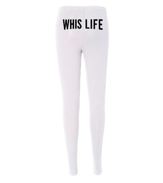 Women's Cotton Spandex Jersey Leggings - 8" Buttocks Logo