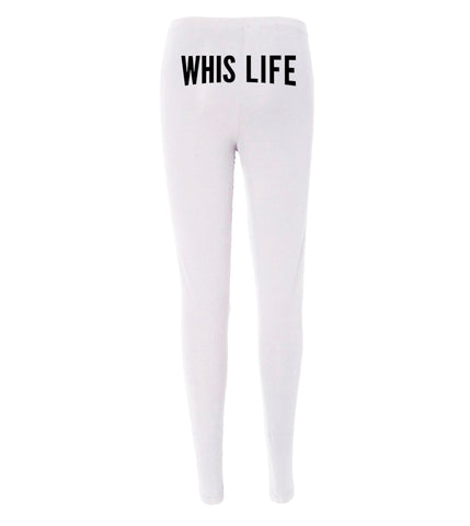 Women's Cotton Spandex Jersey Leggings - 8" Buttocks Logo