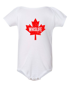 Baby Onesie Rabbit Skins - Maple Leaf Logo