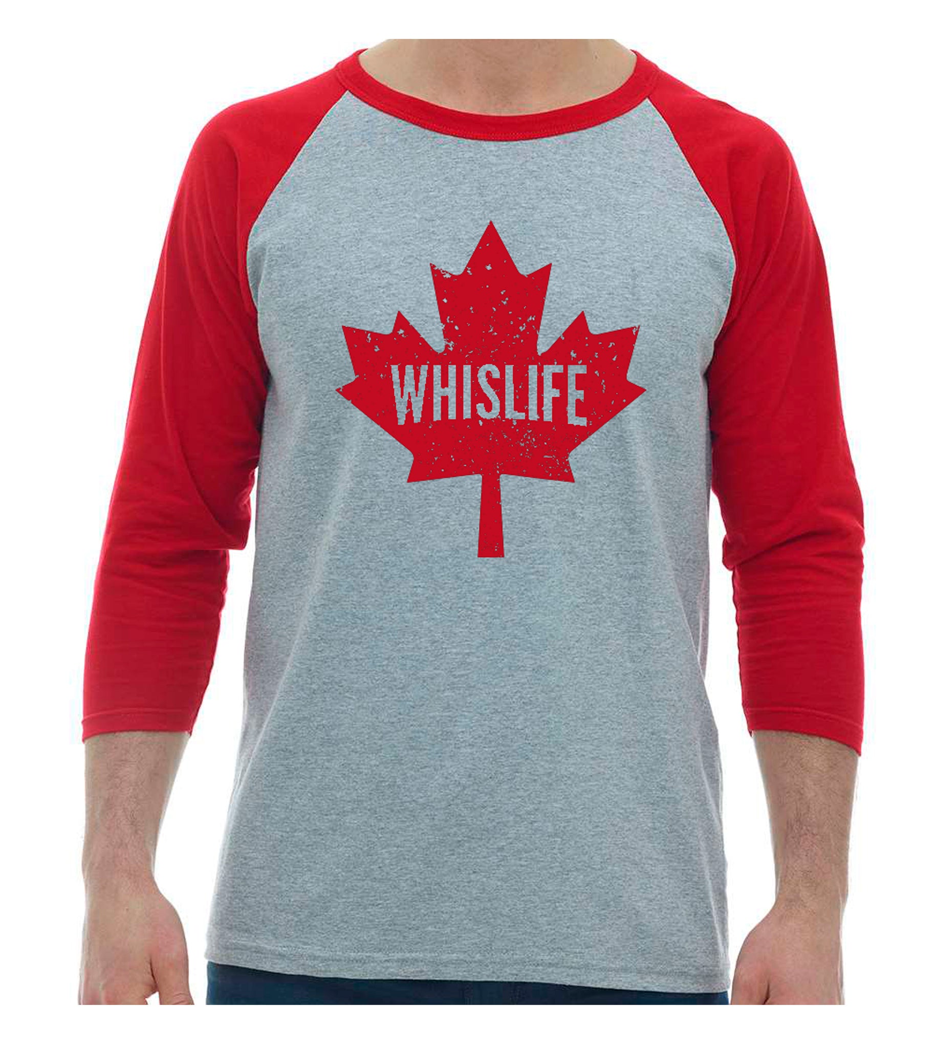 Unisex Baseball T-Shirt - Maple Leaf Logo