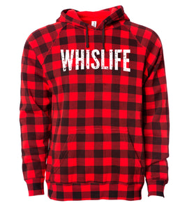 Unisex Plaid Raglan Hoodie