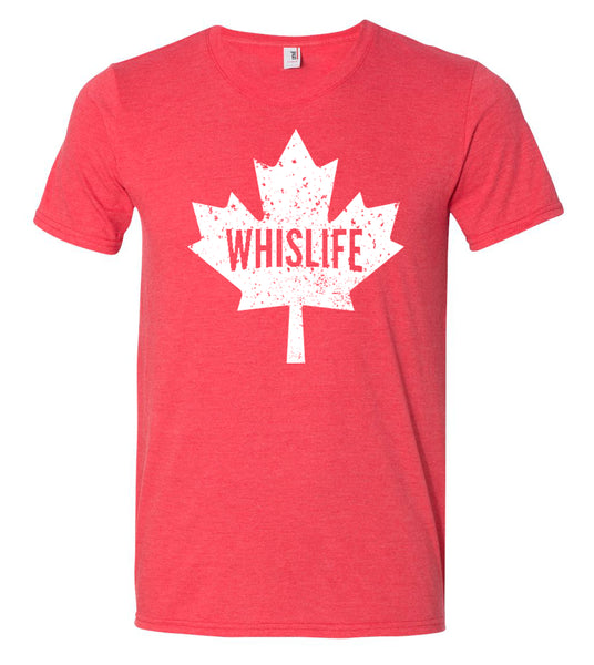 Unisex Short Sleeve Triblend T-Shirt - Maple Leaf Logo