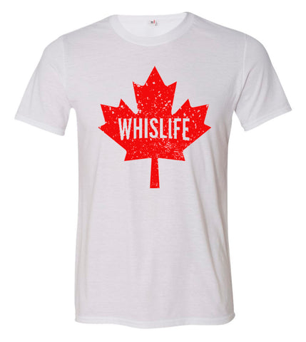 Unisex Short Sleeve Triblend T-Shirt - Maple Leaf Logo