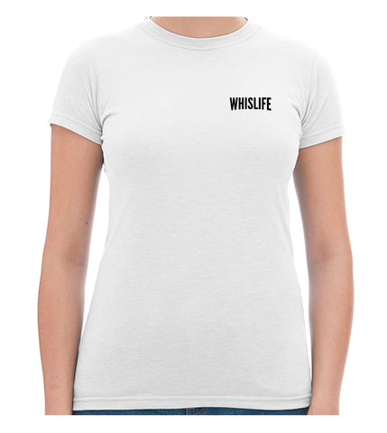 Women's Short Sleeve Fitted T-Shirt - 2" Solid Logo